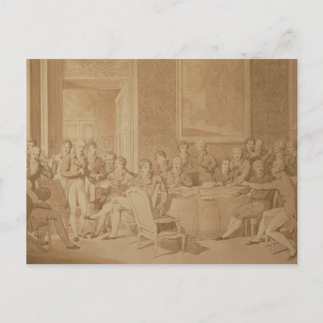 Wienkongressen, 1815 vykort (Framsida)