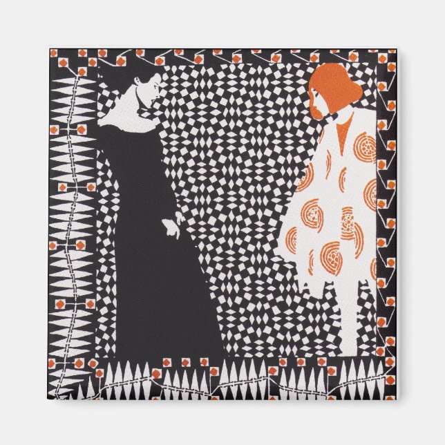 Wiensektorn - Kolo Moser Vorfruhling Magnet (Framsidan)