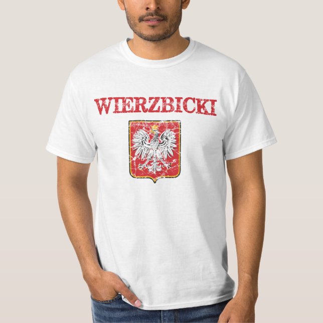 Wierzbicki efternamn t shirt (Framsida)