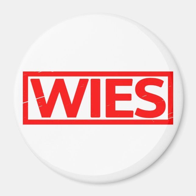 Wies Frimärke Magnet (Framsidan)