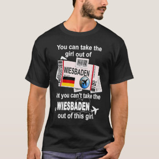 Wiesbaden Boarding Pass Wiesbaden Girl Wiesbaden T Shirt