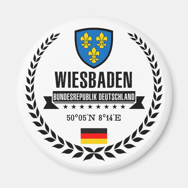 Wiesbaden Magnet (Framsidan)