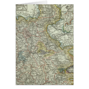 Wiesbaden och Frankfurt Tysklandare Hälsningskort