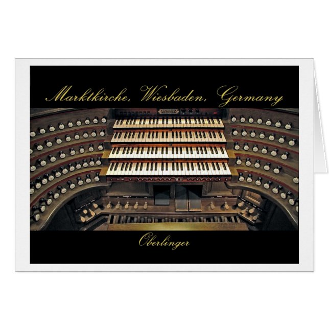 Wiesbaden organkort hälsningskort (Framsidan Horizontal)