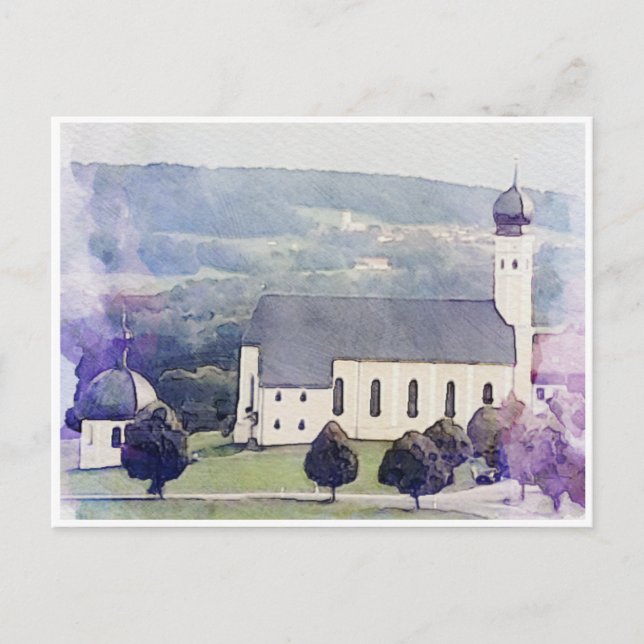 Wieskirche, Bavaria-vykort Vykort (Framsida)