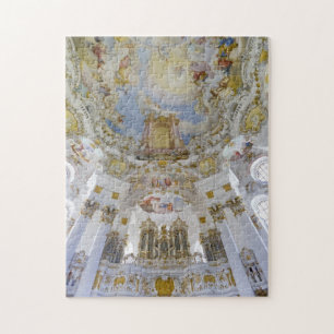 Wieskirche kyrkligt takpussel pussel