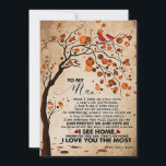 Wife Art To My Husband I See Home Tack Kort<br><div class="desc">Wife Art To My Husband I See Home</div>