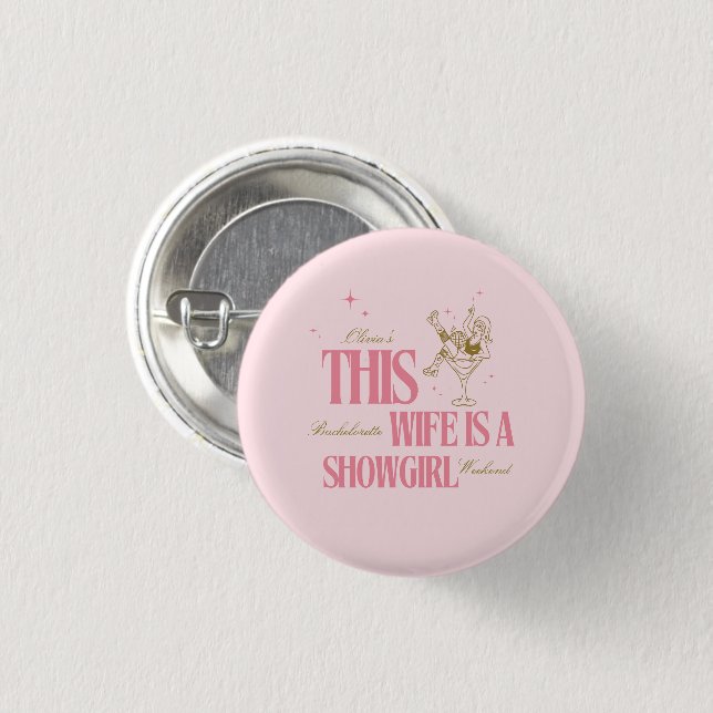 Wife is a showgirl bachelorette weekend itinerary  knapp (Framsida & baksida)