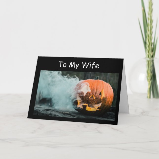 WIFE "JAG VILL BARA CELEBRATE MED DIG"-KORT KORT (Framsida)