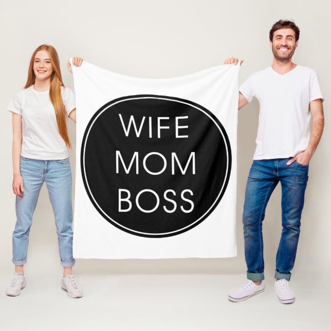 WIFE MAMMA CHEF FLEECEFILT (På plats)
