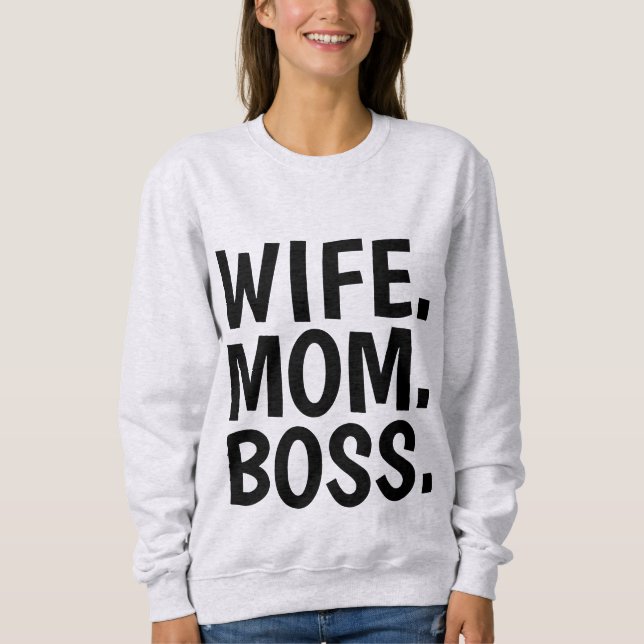 WIFE MAMMA CHEF T-Shirts (Framsida)