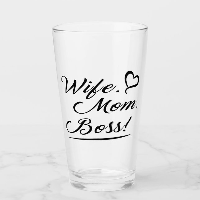 Wife, Mom, Boss  Glaskopp (Framsida)