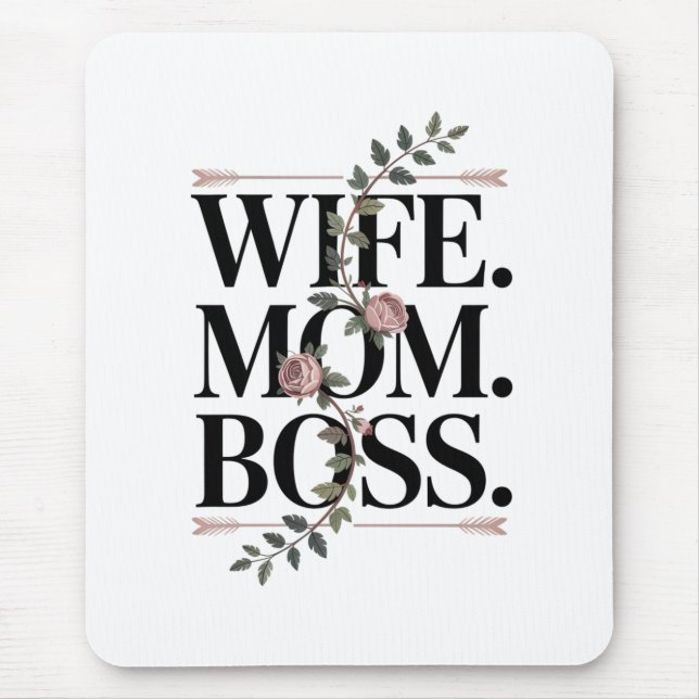 Wife. Mom. Boss. Musmatta (Framsidan)