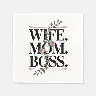Wife. Mom. Boss. Pappersservett