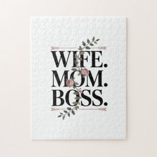Wife. Mom. Boss. Pussel