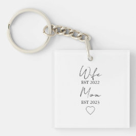 Wife & Mom Est. – Minimalist Valentine Gift