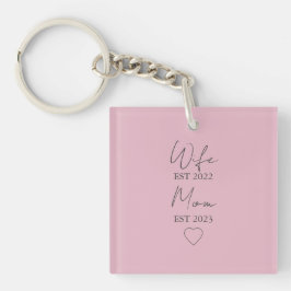 Wife & Mom Est. – Minimalist Valentine Gift