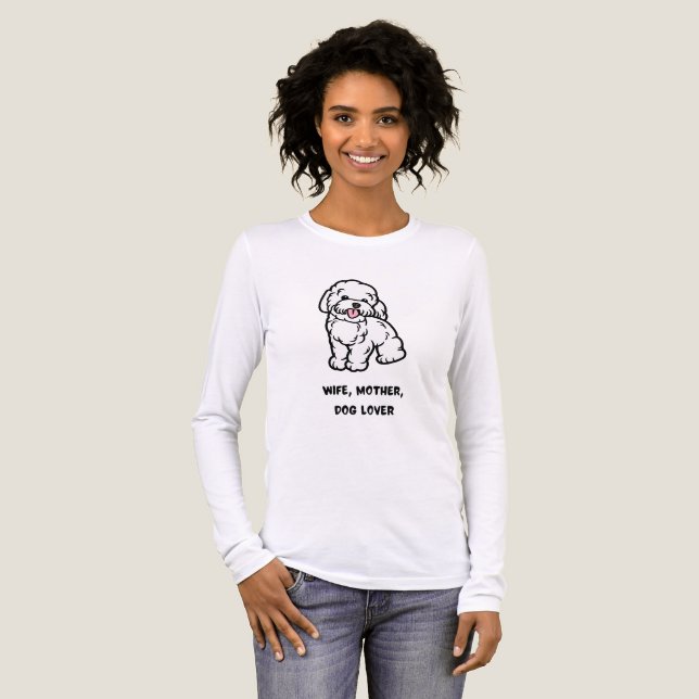 Wife, mother, dog lover t shirt (Hel framsida)