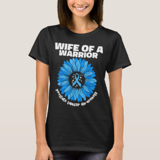 Wife Of A Warrior prostatacancer medvetenhet månad T Shirt