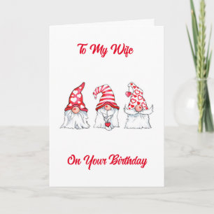 **WIFE** PÅ BIRTHDAY-KORT KORT