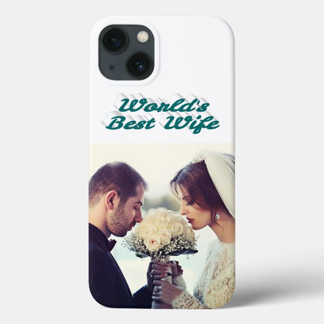 Wife Photo green iPhone Case (Baksida)