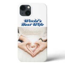 Wife Photo sea blue iPhone Case