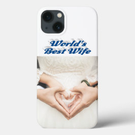Wife Photo sea blue iPhone Case
