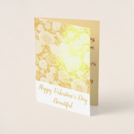 Wife Valentines  Folierat Kort