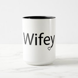Wifey - Black 15 oz Combo Mugg