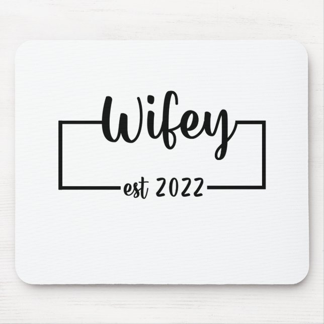 Wifey Est 2022 Bride to be Bachelorette Party Musmatta (Framsidan)