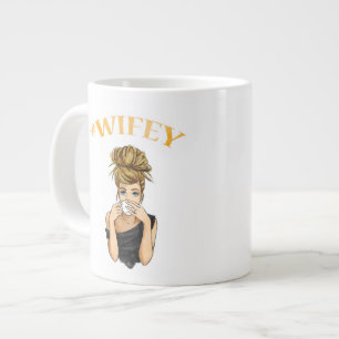 #Wifey / #Fiance Mugg Jumbo Mugg