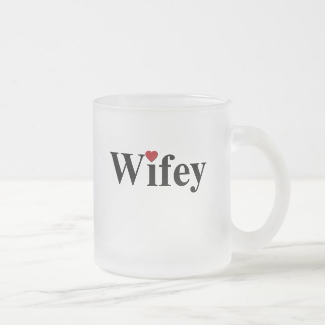 Wifey Frostad Glasmugg (Höger)
