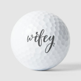 Wifey Golf Balls