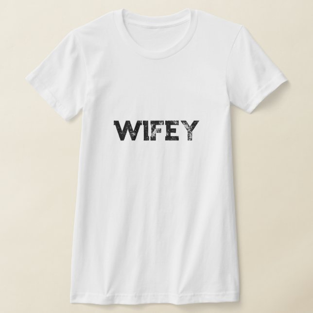 Wifey Grunge Women's T-shirt (Laydown)