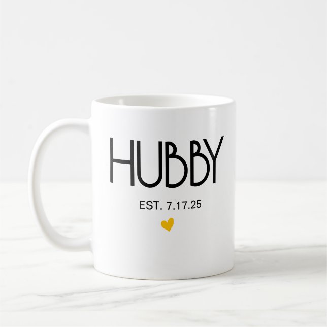 Wifey Hubby Est Muggset • Par-muggar • Wifey och Kaffemugg (Vänster)