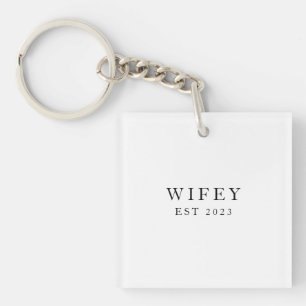 Wifey/Husby Anpassningsbar Bride, Fiance Gift