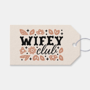 Wifey-klubb cowboy fru country cowgirl estetik presentetikett