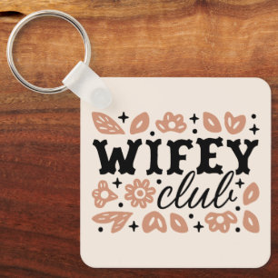 Wifey-klubb cowboy fru tradwife cowgirl estetik nyckelring