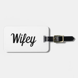 Wifey Luggage Tag Bagagebricka