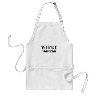 Wifey Material Apron Förkläde