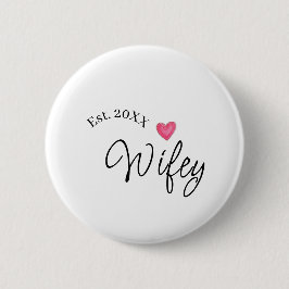 Wifey red heart est. Year future wife valentine's  Knapp