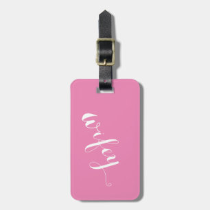 Wifey Rosa Luggage Tag Bagagebricka
