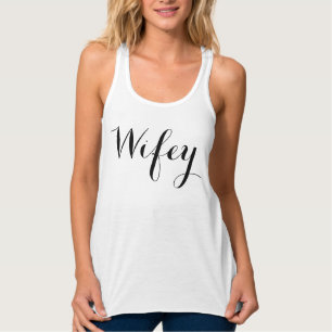 Wifey tank linne med racerback