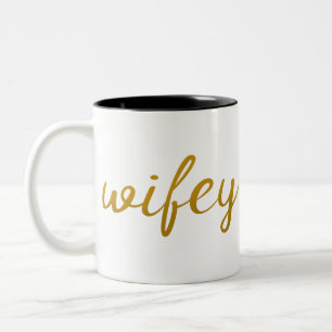 Wifey Två-Tonad Mugg