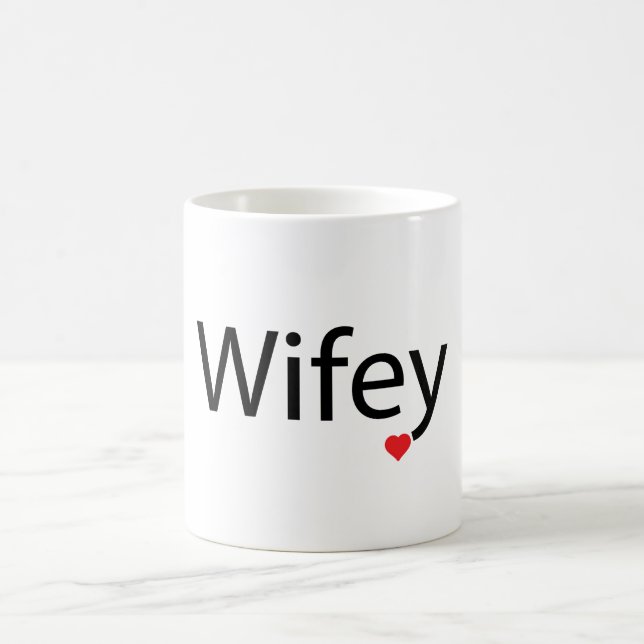 Wifey - White 11 oz Classic Mugg (Center)