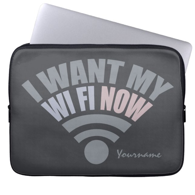 WiFi anpassningsbar laptop sleeve (Framsidan)
