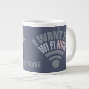 WiFi anpassningsbar muggar Jumbo Mugg