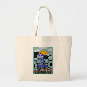 WIFI Eat Dream - Roligt Sports Art Print Jumbo Tygkasse