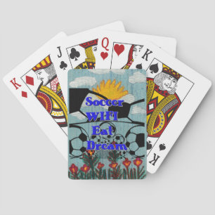 WIFI Eat Dream - Roligt Sports Art Print Kortlek