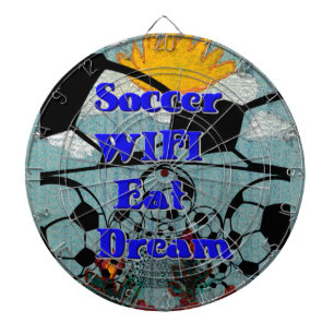 WIFI Eat Dream - Roligt Sports Art Print Piltavla